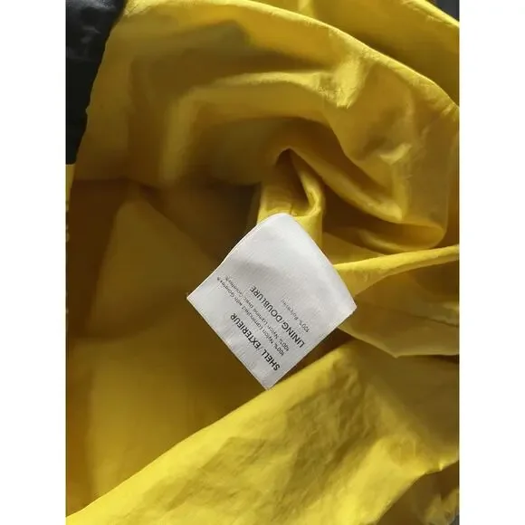 Vintage The North Face Ski Jacket Mens L Yellow Gore-Tex Full Zip Outdoor 80s - Picture 5 of 9
